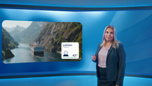 Elin Tvedt, a former Norwegian weather forecaster, hosts the Noise Forecast by Havila Voyages. 