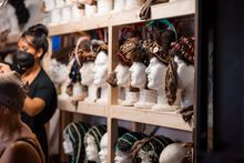 The performers wigs at the Verona Opera Festival