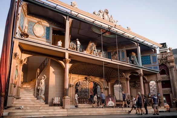 A set at the Verona Opera Festival 