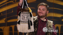 An Alaska Native artist shows his art: Ravenstail weaving.