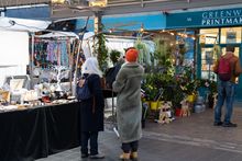 Shoppers at Greenwich Market