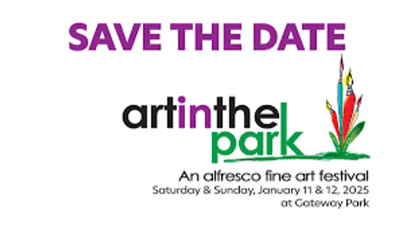 Art in the Park, January 11 & 12, 2025 - Yuma, Arizona