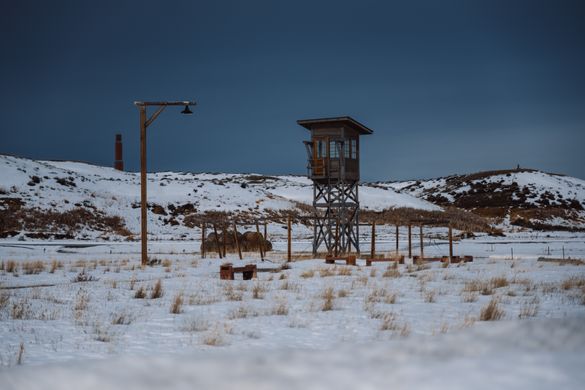 The lonely remains of a guard tower are visible at Heart Mountain, where 14,000 Japanese-American citizens were forced to relocate during World War II.  2025 marks the 80th anniversary of the final departures of incarcerated Americans from the Heart Mount