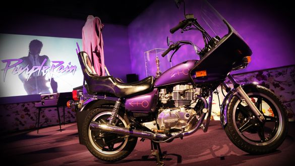 Purple Rain exhibit at Paisley Park in Minneapolis area