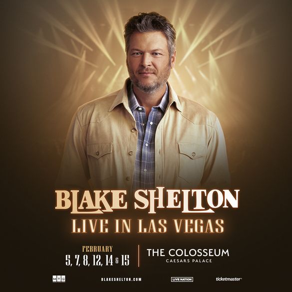 Blake Shelton at The Colosseum at Caesars Palace Admat