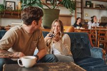 Morning brunch or coffee at Clarksville's hip Amsterdam Local Cafe is a good start to a romantic day.