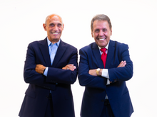 Anthony J. “Tony” Conti (left) and Manuel N. “Manny” Stamatakis. 