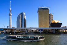 Tokyo Water Bus on Sumida River