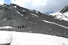 Approaching Churan La on Upper Dolpo to Jomsom GHT (Nepal) in May 2024