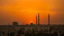 Sunset over Damascus 