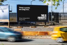 An artist impression of the outdoor advertising campaign 