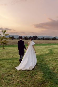 Fern and Chris get married beneath the Malvern Hills