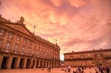 Pazo de Raxoi, Santiago de Compostela, Galicia, Spain