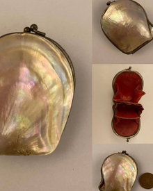 Antique shell purse 