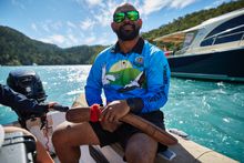 Ngaro Man Robbie Congoo leads Hamilton Island's Cultural Island Discovery with Robbie Congoo