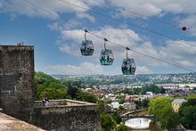 Namur mit der Seilbahn zur Zitadelle