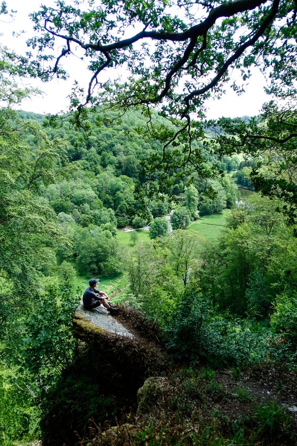 Aussichtspunkt Vue de l’Epine auf die Semois nahe Bouillon Aussichtspunkt Vue de l’Epine auf die Semois nahe Bouillon