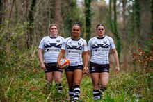 Bristol Bears Women's team in their new kits