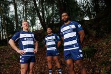 Bristol Bears Men's team in their new kits