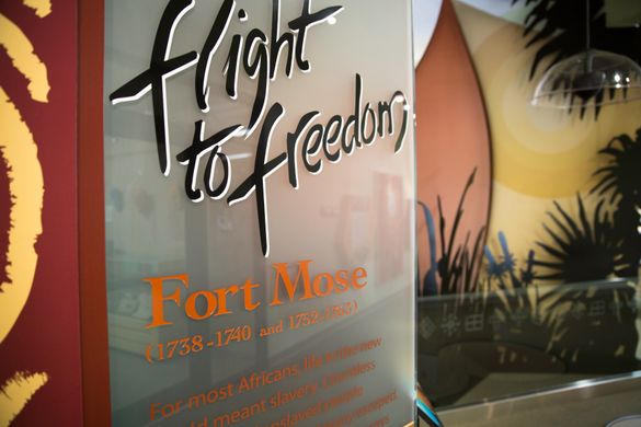 Flight to Freedom event takes place at Fort Mose in St. Augustine in March of each year. 