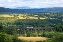 Heart of Wales Line, Cynghordy Viaduct, Mittelwales 