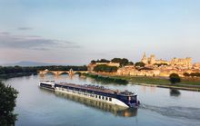 AmaKristina on the Rhone River in Avignon, France