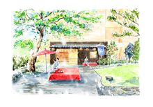 [KAI Hakone] Teahouse Illustration