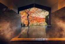 [KAI Hakone] Large Public Bath in Autumn