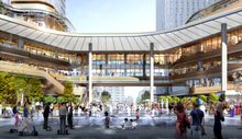 Takanawa Gateway City render
