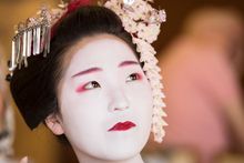 A Geisha in Osaka, Japan