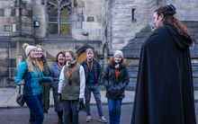 Mercat Tours tour guide shares stories of Edinburgh's past