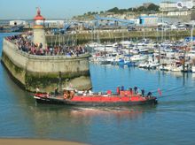 Little Ship leaving Royal Harbour, Ramsgate