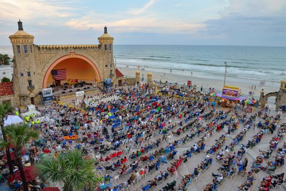 The historic Daytona Beach Bandshell will host concerts on Memorial Day Weekend in Daytona Beach, one of the many things for visitors to explore on Memorial Day Weekend in Daytona Beach. The historic Daytona Beach Bandshell will host concerts on Memorial Day Weekend in Daytona Beach, one of the many things for visitors to explore on Memorial Day Weekend in Daytona Beach.