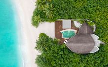 JW Marriott Maldives Resort & Spa - Duplex Beach Villa Aerial