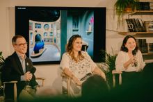 L-R: Andrew Tuck (Monocle), Joana Astolfi (Studio Astolfi), and Catarina Portas (A Vida Portuguesa)