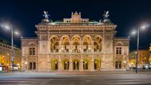 Vienna State Opera at Night