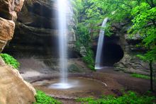 Starved Rock State Park Waterfall