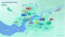 Halton Music Trail Map