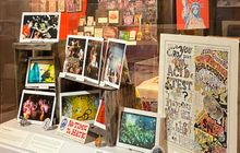 Snapshot of the Acid Test exhibit at the Counterculture Museum