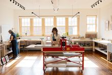 Print House is a new, modern print studio and gallery downtown.