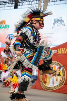 MHA Dancer at the North Dakota State Fair.