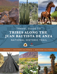 Cover page of the “Tribes Along the Juan Bautista de Anza National Historic Trail” guide