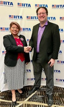 Pictured: Sherry L. Rupert, CEO, American Indian Alaska Native Tourism Association and Roni Weiss, Executive Director, Travel Unity