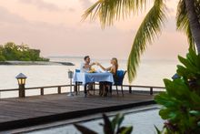 Sheraton Maldives Full Moon Resort & Spa - Sunset Dinner at Sea Salt Deck