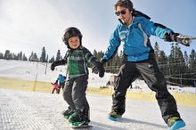 Learn to ski programs at Dodge Ridge in Tuolumne County, Northern California.  Winter sports are available throughout the Gold C