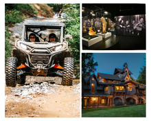 Clockwise from left: WildSide in the Smokies, Elvis Week in Memphis and Dark Horse Recording Studio Stay in Franklin