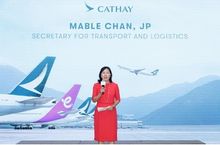 As guest of honour, Secretary for Transport and Logistics of the Hong Kong SAR Government Mable Chan congratulated Cathay on reaching 100 global destinations within June.