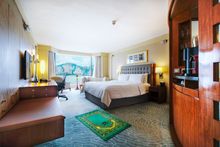 Each room is equipped with a prayer mat to maintain guests in their daily spiritual practices.