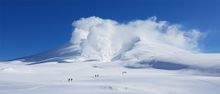 Volcano skiing in Japan - Asahidake, Hokkaido