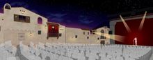 Rendering of the Plaza Theater interior, Palm Springs